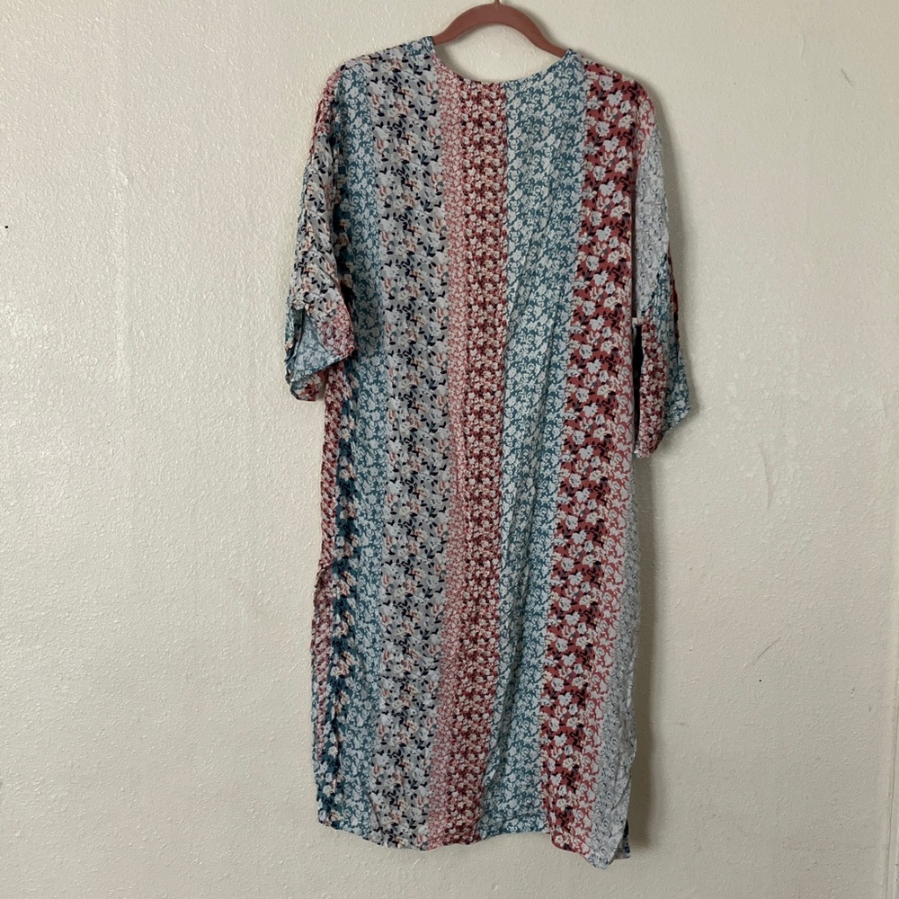 Sky and Sparrow Floral Kimono Topper, L/XL - Picture 6 of 6